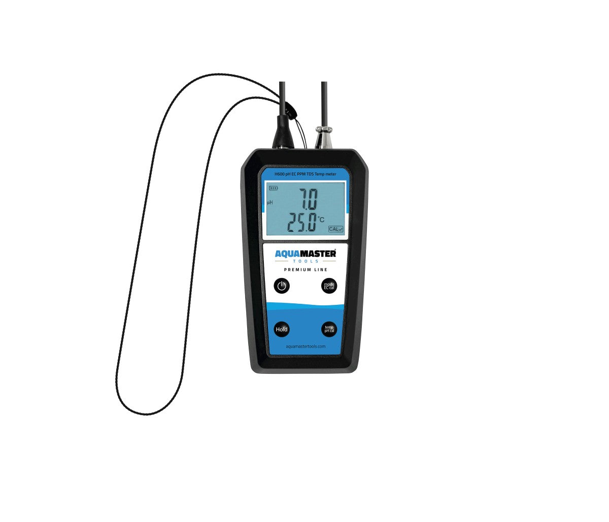 H600 Pro – Medidor Portátil pH, EC, PPM, TDS e Temperatura