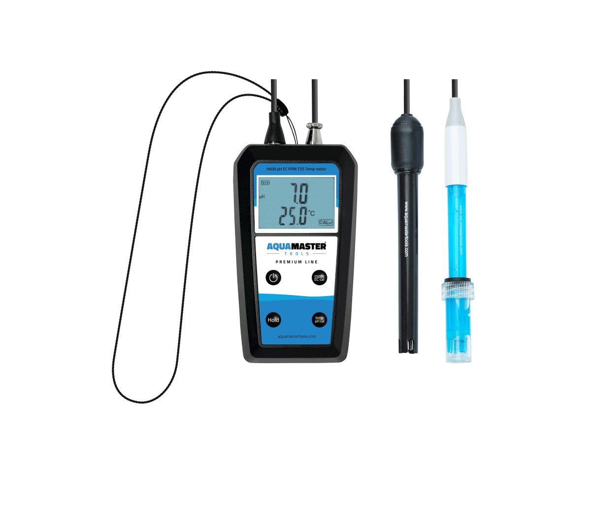 H600 Pro – Medidor Portátil pH, EC, PPM, TDS e Temperatura